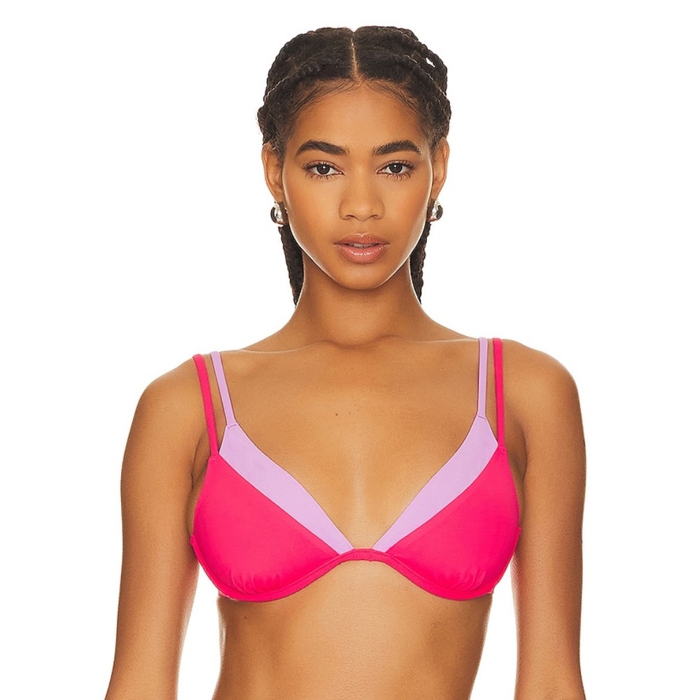 L Space zendaya bikini top in hot cherry